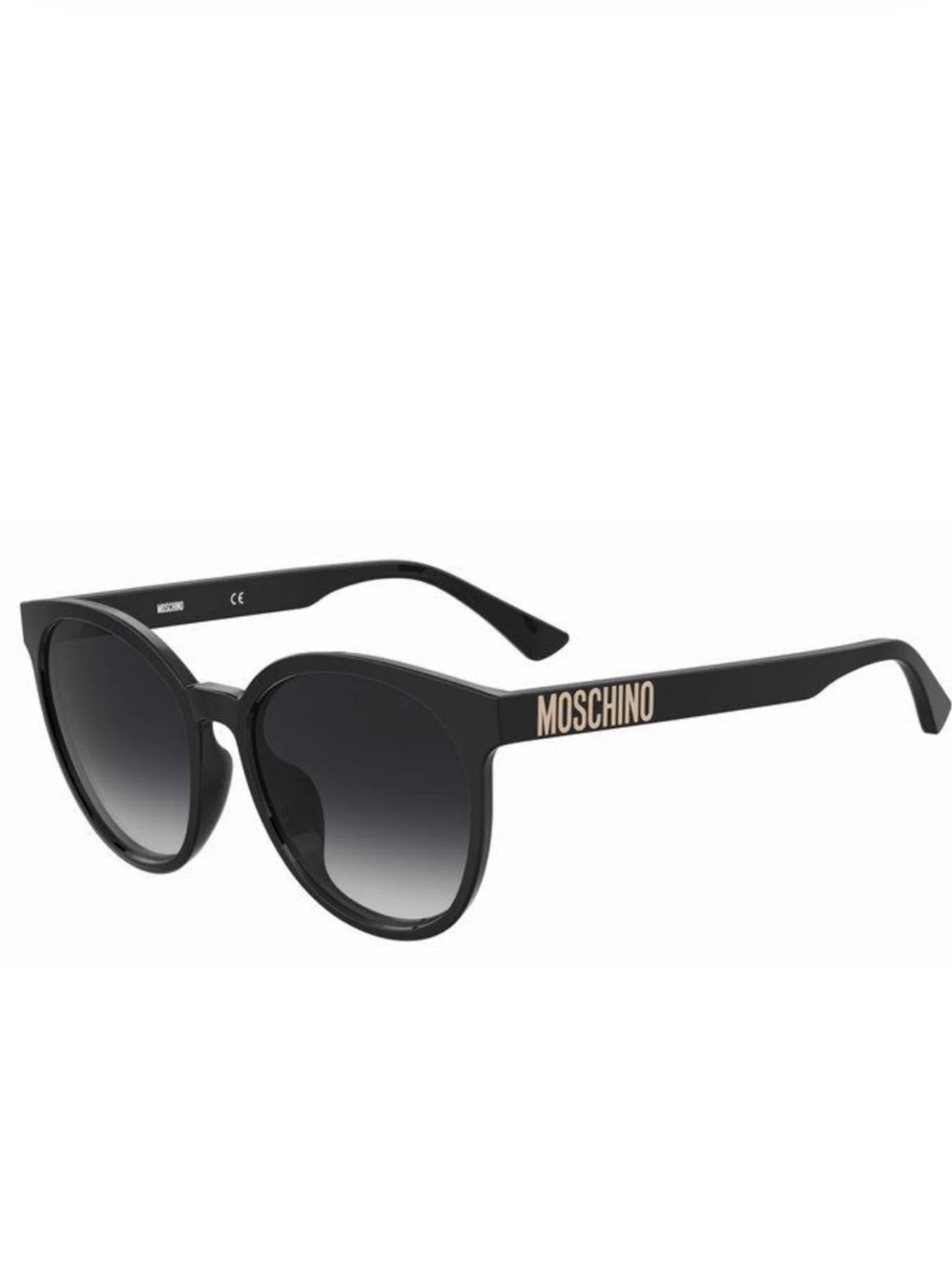 NWT Moschino Black Round Oversized Sunglasses